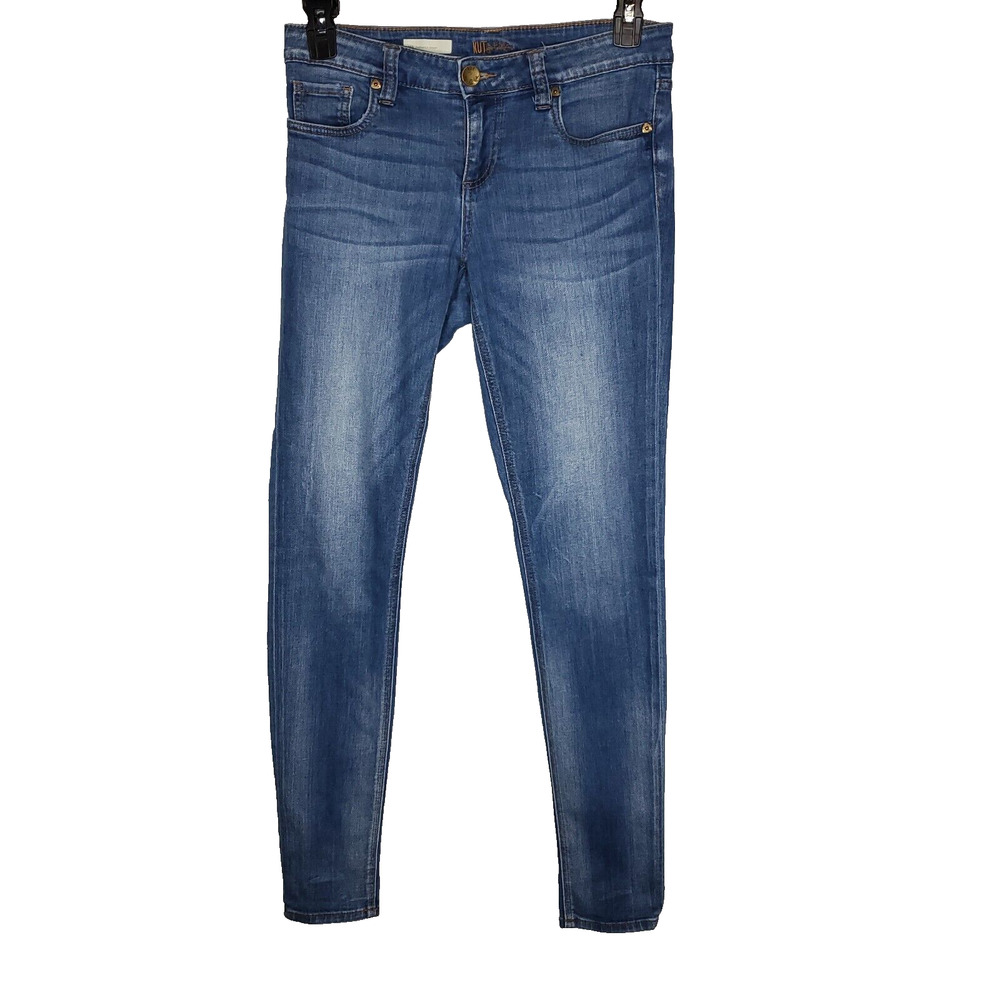Kut From The Kloth Jeans Womens Size 6 MIA Toothpick Skinny Low Rise Denim Blue